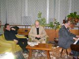 Ladislav N�meth a MuDr. Hevesi pri hre na klav�ri