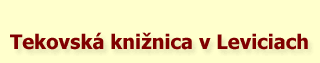 Tekovsk� kni�nica v Leviciach