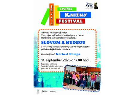 Slovom a hudbou - literárno-hudobný podvečer