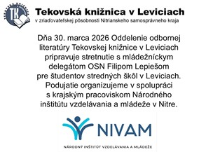 Stretnutie s mládežníckym delegátom OSN Filipom Lepiešom