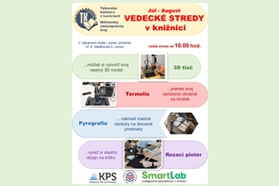 Letné VEDECKÉ STREDY v knižnici