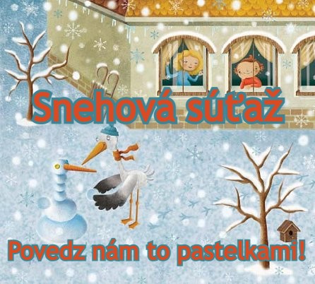 Snehová súťaž: Povedz nám to pastelkami!