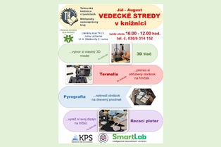 Letné VEDECKÉ STREDY v knižnici