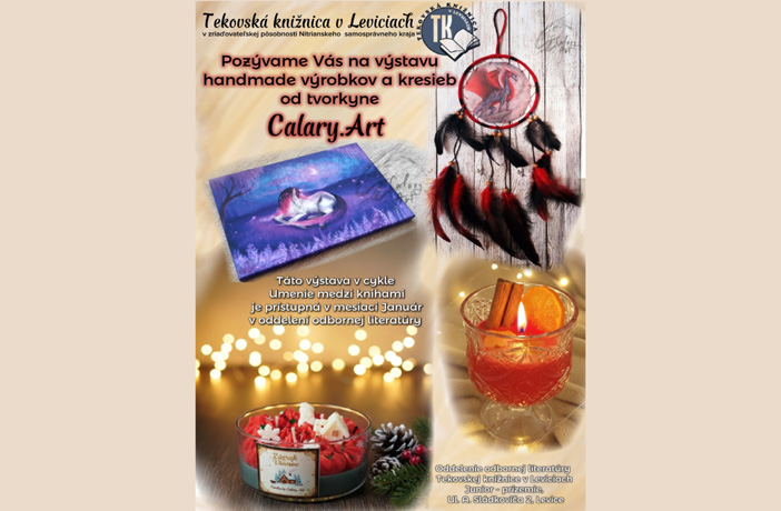 Umenie medzi knihami s Calary.Art