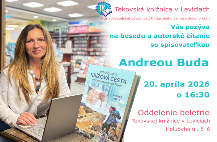 Autorská beseda s Andreou Buda