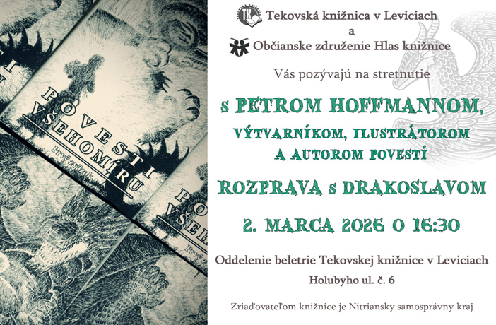 Stretnutie s Petrom Hoffmannom – ilustrátorom, výtvarníkom a autorom povestí