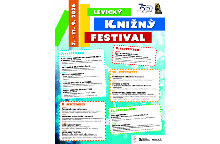 LEVICKÝ KNIŽNÝ FESTIVAL