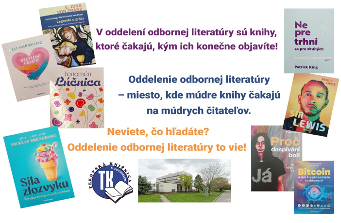 Objavte svet odbornej literatúry