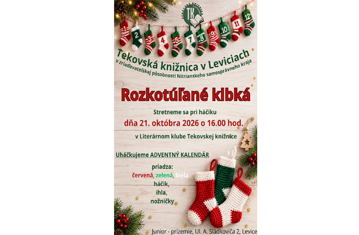 ROZKOTÚĽANÉ KLBKÁ