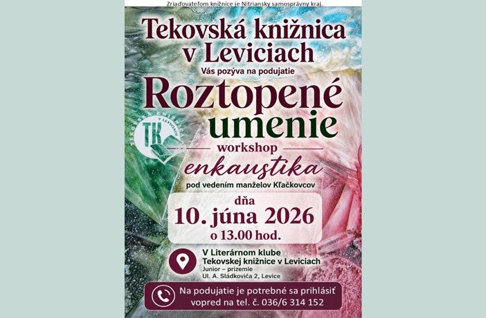 ROZTOPENÉ UMENIE - workshop enkaustiky
