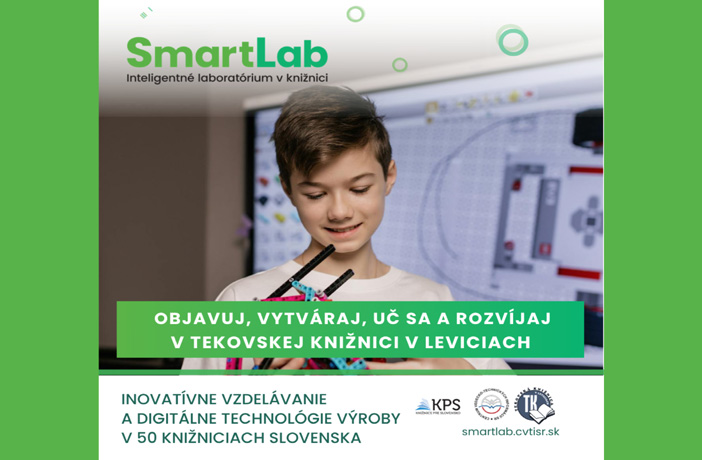 SmartLab – inteligentné laboratórium v Tekovskej knižnici v Leviciach
