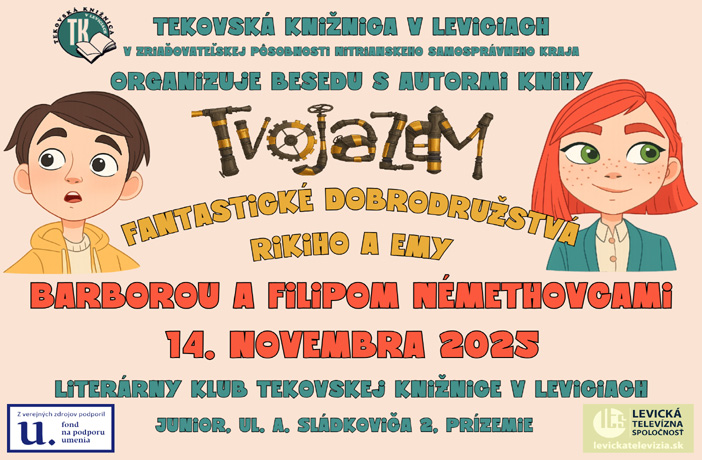 TVOJAZEM : Fantastické dobrodružstvá Rikiho a Emy u nás v knižnici!