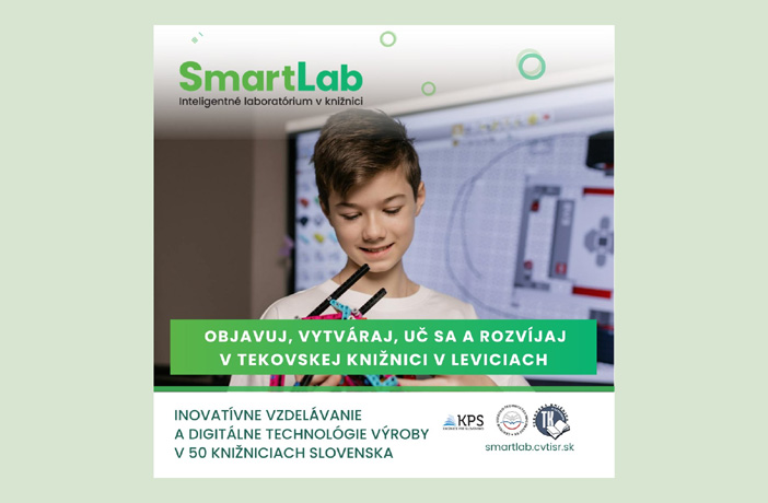 SmartLab – inteligentné laboratórium v Tekovskej knižnici v Leviciach.